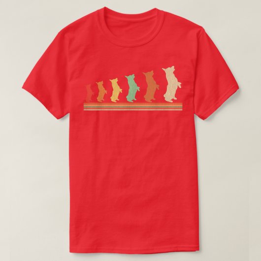 T-shirt Retro Corgi (Design devant)