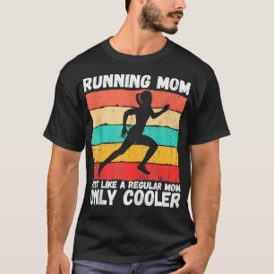 T-shirt Retro Coureur Maman drôle Coureur Marathon Athlete