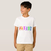 T-shirt Retro Cousin (Devant entier)