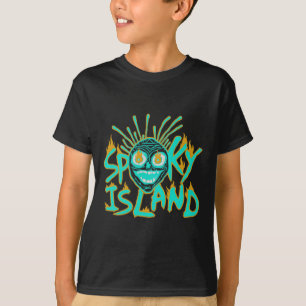 T-shirt Retro Crâne Éffrayant Funny Halloween 2 Côté