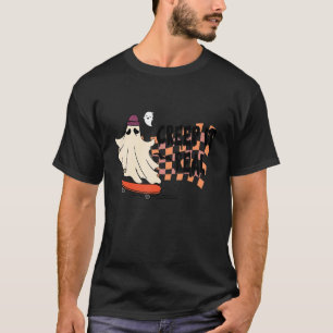 T-shirt Retro Creep It Real Halloween Ghost mignonne Femme