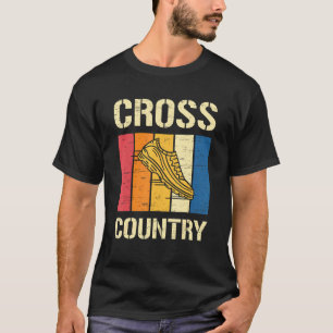 T-shirt Retro Cross Country Running Sport Cardio W