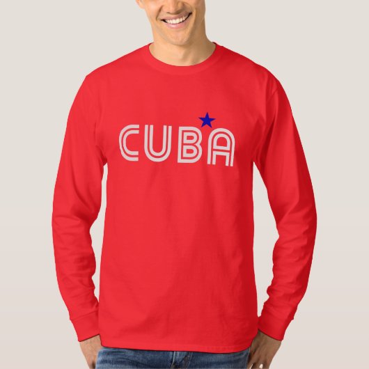 T-shirt rétro Cuba (Devant)