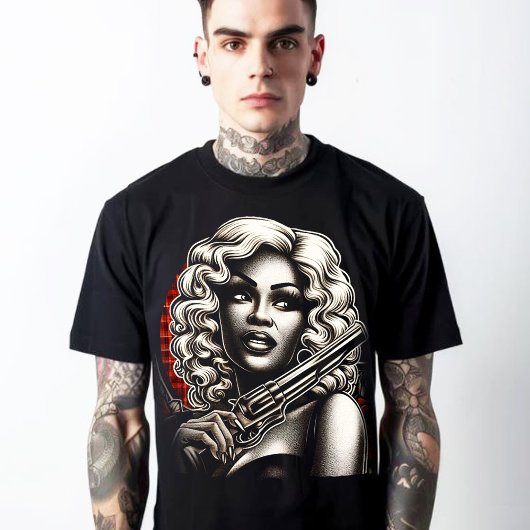 T-shirt Retro Cult Pulp Girl