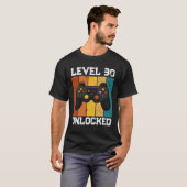 T-shirt Retro Custom 30th Gaming Anniversaire (Devant entier)