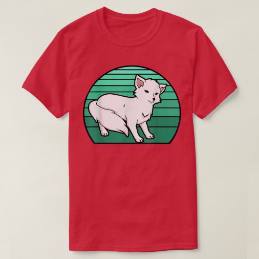 T-shirt Retro Cute Arctic Fo (Design devant)