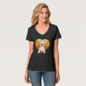 T-shirt Retro Cute Chihuahua (Devant entier)