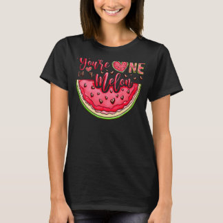 T-shirt Retro Cute You Are One Melon Valentine's Day Cute