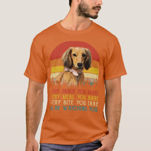 T-shirt Retro Dachshund Chaque Snack Que Vous Faites Chaqu