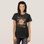 T-shirt Retro Daisy Melanin Teachers Celebrate Black Histo (Devant entier)