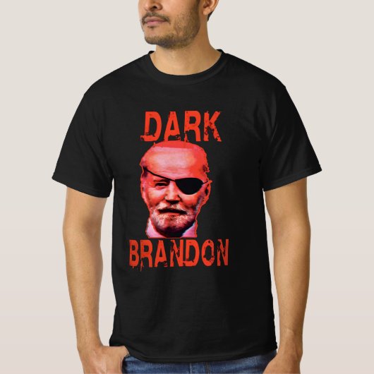 T-shirt Rétro d'art de marque sombre (Devant)