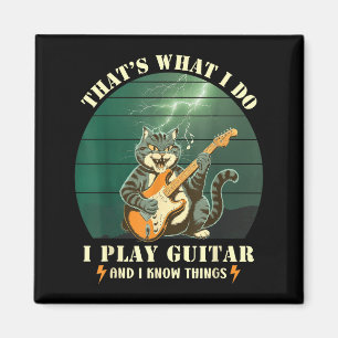 T-shirt Retro Dat is Wat Gitaar Spelen Magneet