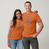 T-shirt Rétro d'atome affligé (Unisexe)