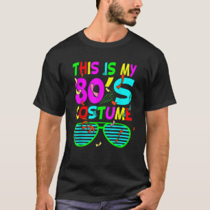 T-shirt Retro de la fête des années 80 C'est mon costume d
