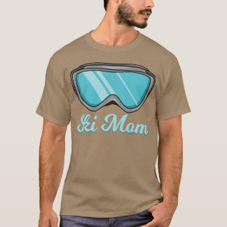 T-shirt Rétro de la mère de ski