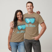 T-shirt Rétro de la mère de ski (Unisexe)