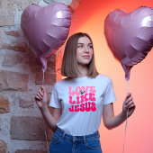 T-shirt rétro de la Saint-Valentin 'Amour comme Jé