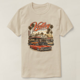 T-Shirt Rétro de la Vallée de Californie Station