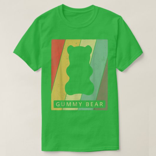 T-shirt Retro de l'ours vintage (Design devant)