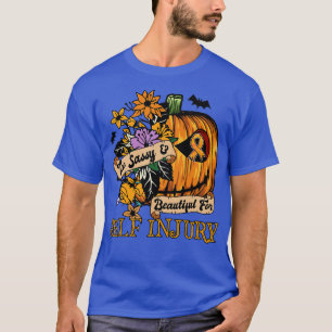 T-shirt Rétro de sensibilisation de blessure halloween eff