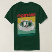 T-shirt Rétro de snowboard Montana (Design devant)