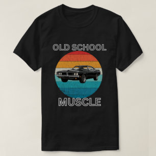 T-Shirt rétro de voiture musclée vintage