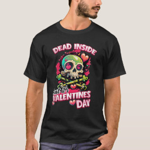 T-shirt Retro Dead Inside Mais c'est le crâne de Saint Val