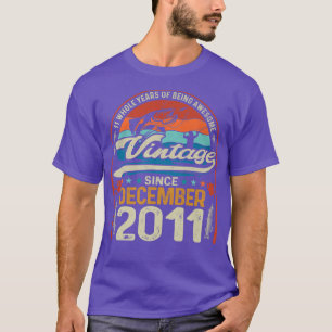 T-shirt Rétro Décembre 2011 11 Ancien pêcheur 11e