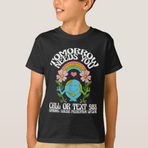 T-shirt Retro Demain A Besoin De Vous 988 Prévention Du Su