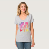 T-shirt Retro Demandez-Moi Comment Rejoindre L'Enseignant  (Devant entier)