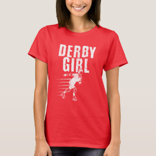 T-Shirt Rétro Derby Girl de Roller Skating Vintage