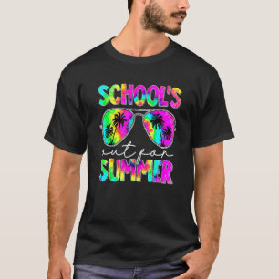 T-shirt Rétro Dernier Jour D'école L'école Ferme Pour L'ét