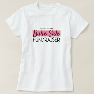 T-shirt Retro Design, Charity Bake Sale Event