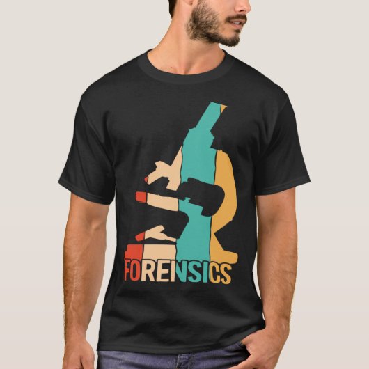 T-shirt Retro Digital Forensics Science Forensic Scientifi (Devant)