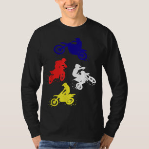 T-shirt Retro Dirt Vélo Boys Toddler Motocross Cadeau