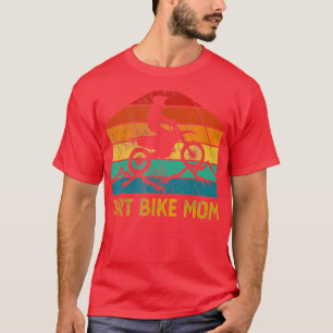 T-shirt Retro Dirt Vélo Maman Vêtements Vintage Motocross