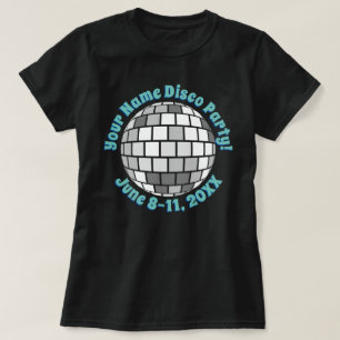 T-shirt Retro Disco Ball PERSONNALISÉ