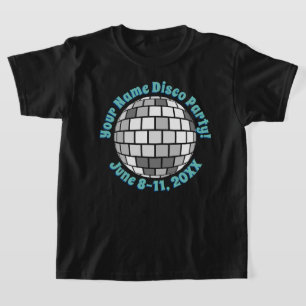 T-shirt Retro Disco Ball PERSONNALISÉ