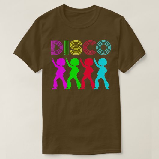T-shirt Retro Disco Hustle Danser Vintage Thème (Design devant)