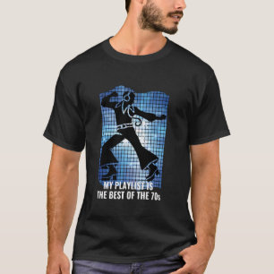 T-shirt Retro Disco Music Lover Best of les années 70 Play