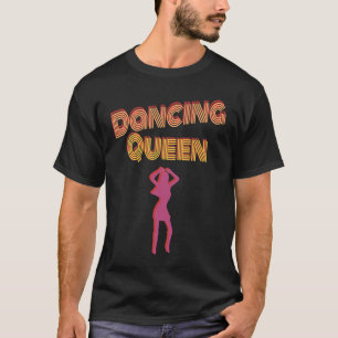 T-shirt Rétro disco Reine de la danse des années 70