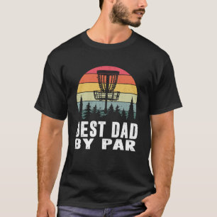 T-shirt Retro Disk Golf Best Papa par Par Golfer Frolfer