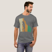 T-shirt Retro Distressed Rock Climbing funny (Devant entier)