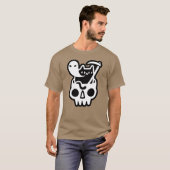 T-shirt Rétro Doom Cat (Devant entier)