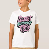 T-shirt Retro Douceur d'Été (Devant)