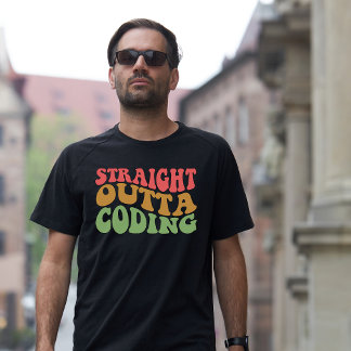 T-shirt Retro droit hors codage