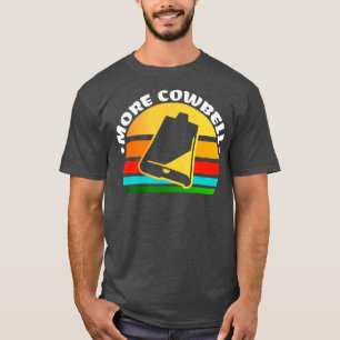 T-shirt Retro Drummer Cadeau Vintage Plus Cowbell