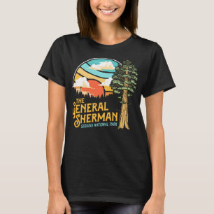 T-shirt Rétro du parc national vintage général Sherman Seq
