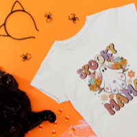 Retro Éffrayant Mama Ghost halloween 80s Vibe