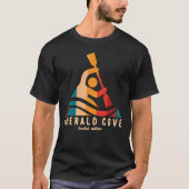 T-shirt Retro Emerald Cove Kayaking (Devant)